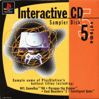 Interactive CD Sampler Disk Volume 5 Playstation  box art